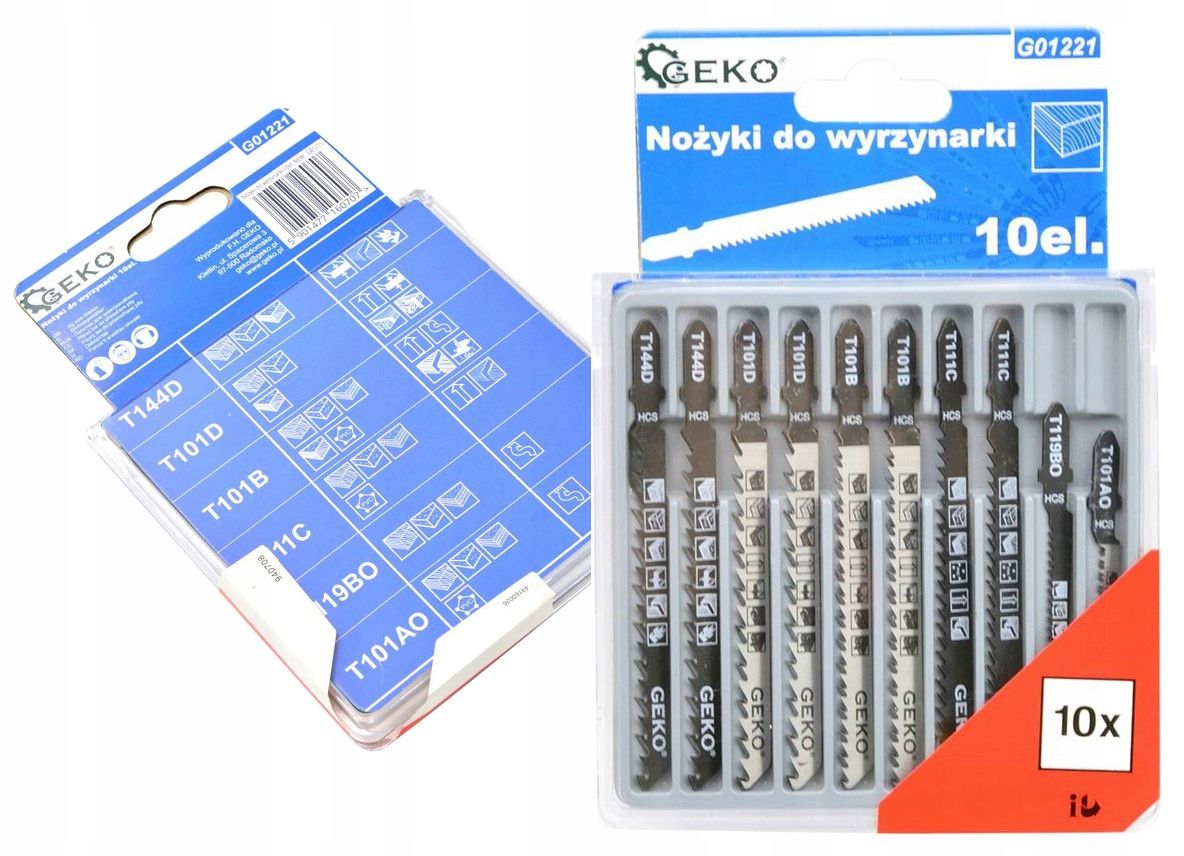  Geko saw blade set i accessories - renowatora 6 parts g01256