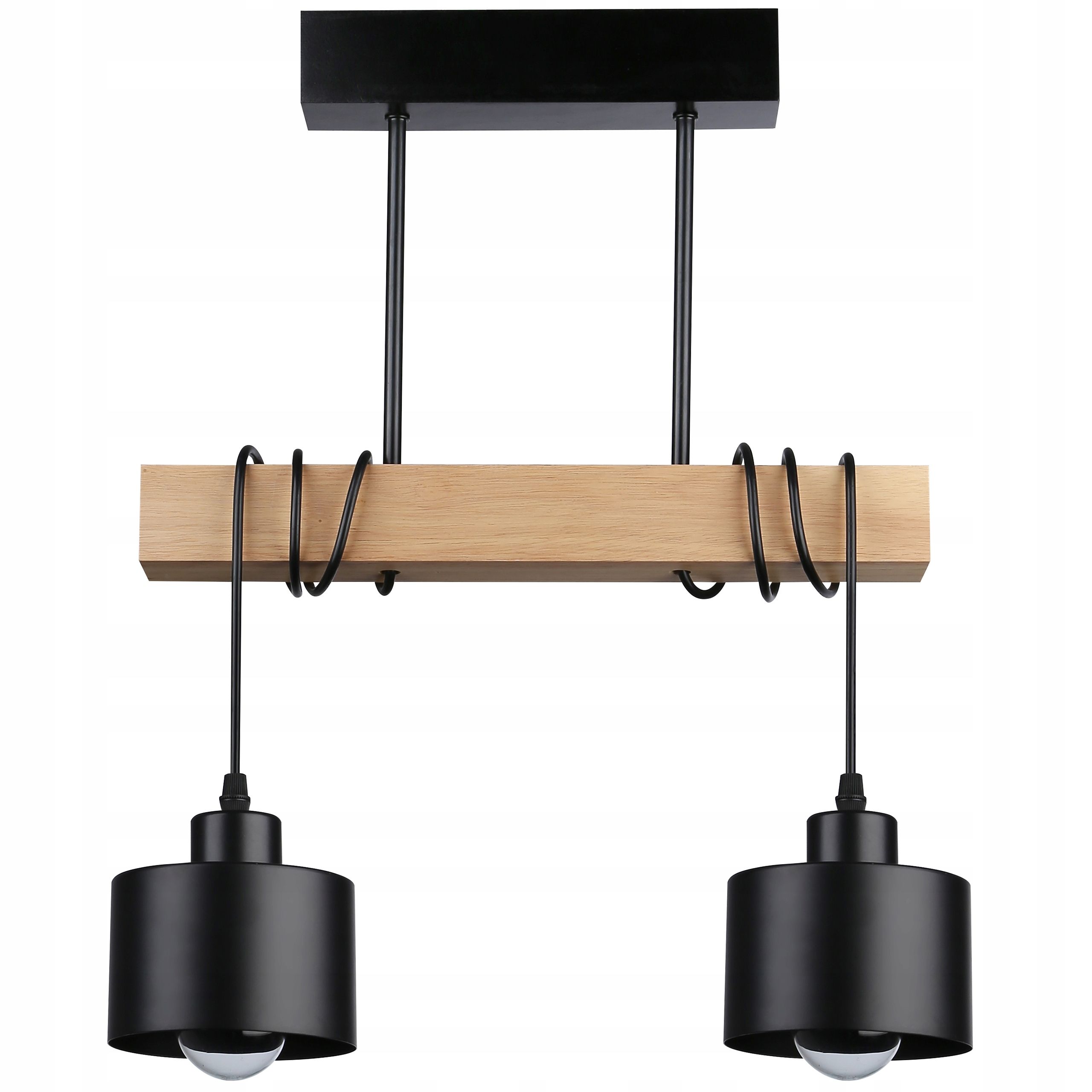  Deckenlampe hängend lampe wandleuchte rahmen 6x nr. e27 70cm led schwarz