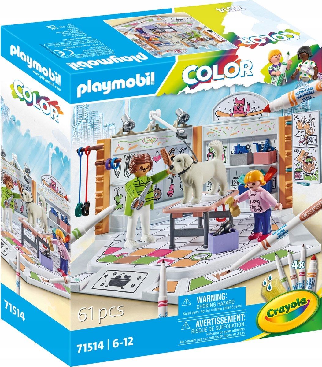  Komplektas playmobil 71423 automobilis su nameliu ant ratų