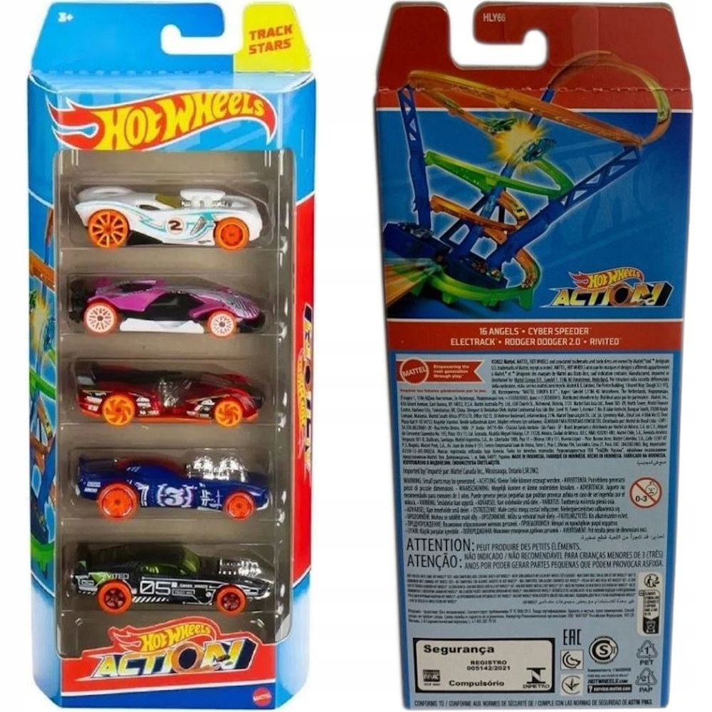  Hot wheels hw design lab 5 ks. soubor mattel hly72