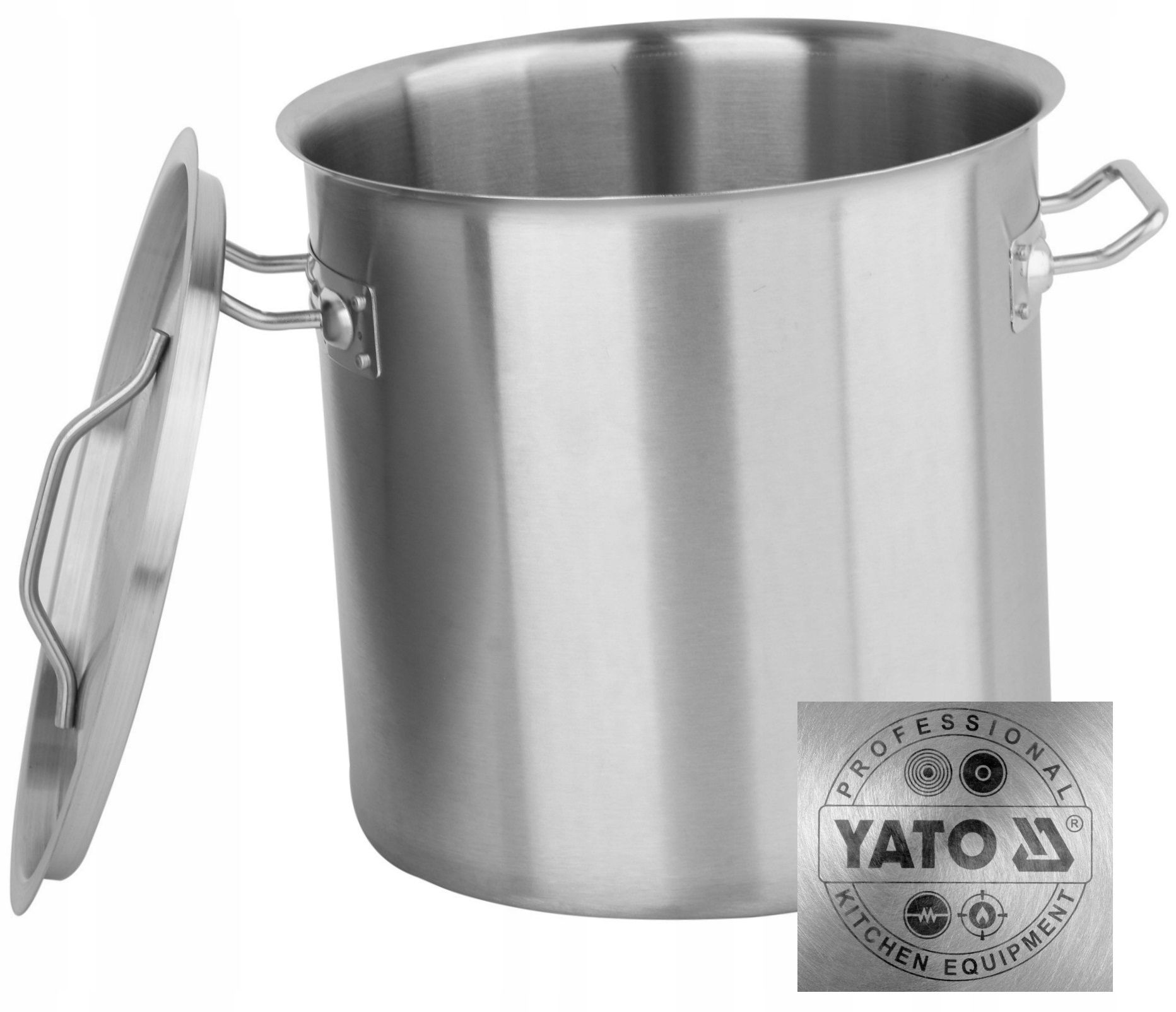  Jato profesionāls katliņš mērcēm izgatavots no nerūsējošā tērauda 24x7,5cm 3,4l 00081