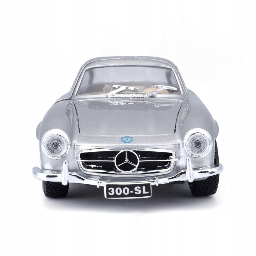  Bburago mercedes-benz 300sl 1954 silver 1:24 bburago
