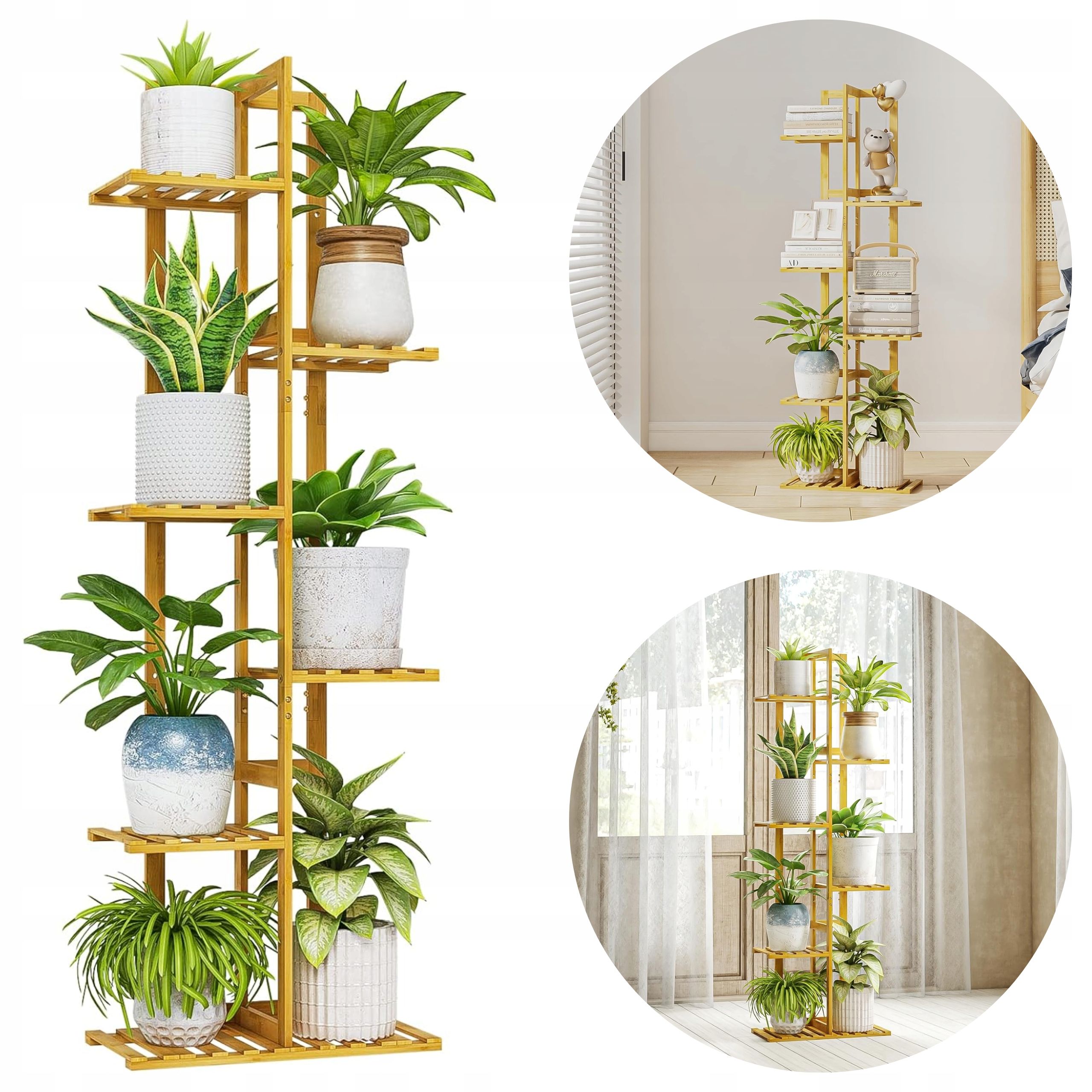  Flower stand plant rack holder corner shelf 5 equal for the garden