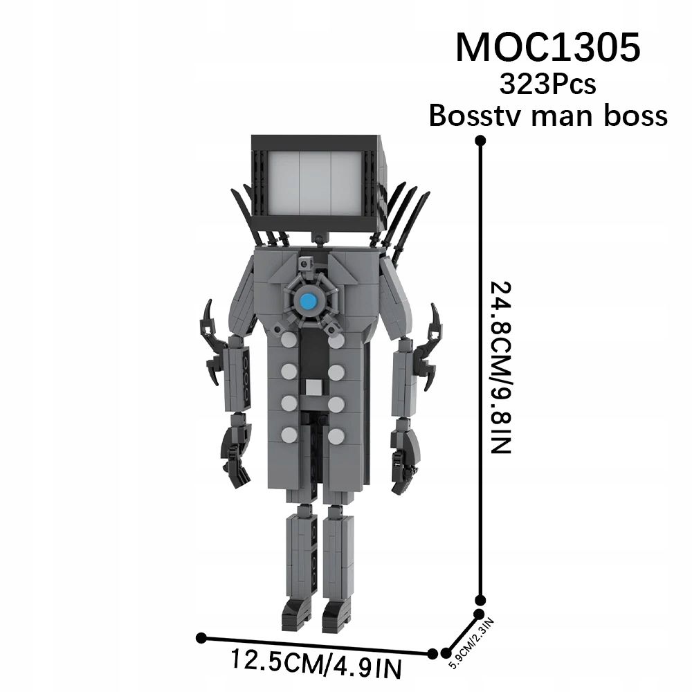 Mooxi skibidi toilet set macht bricks game großartig titan corps vs monitor man a