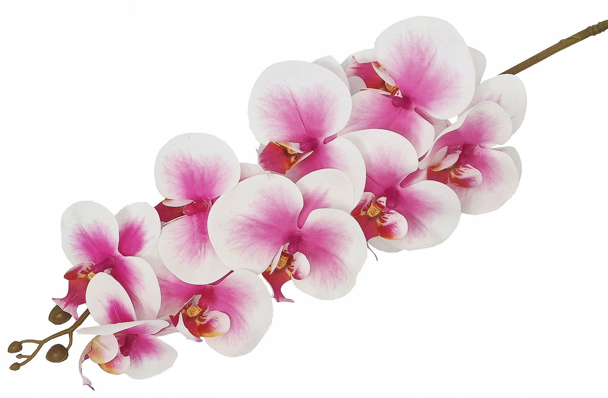  Orchid twig 20 flowers 76 cm rubber