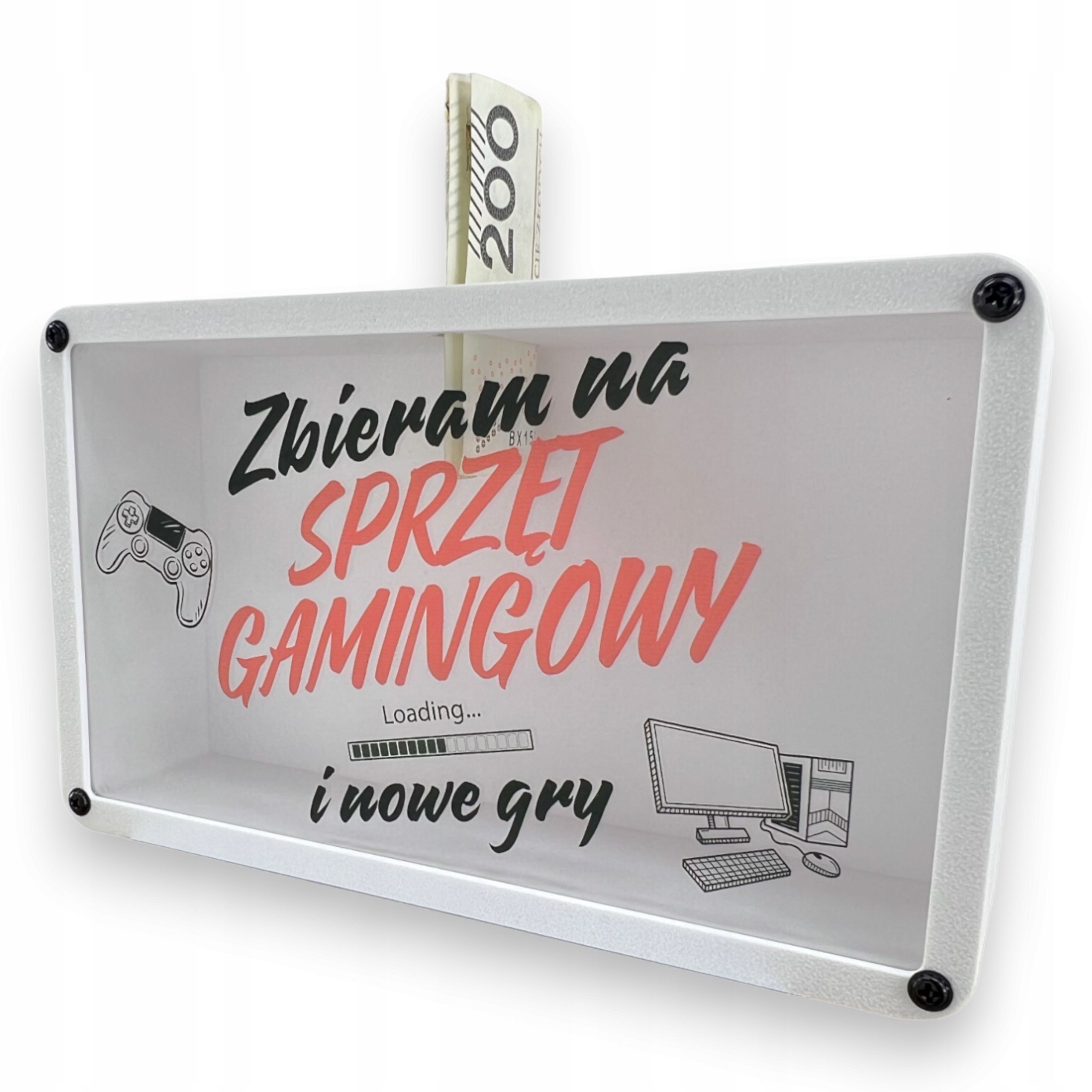  Prasátko s grafika, duza dva žádný text jméno dárek narozeniny černá barva