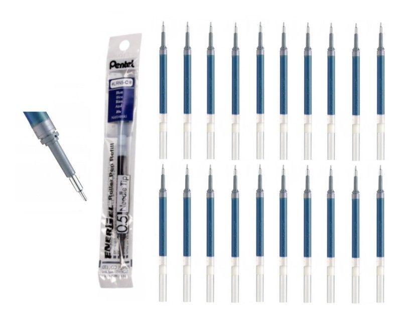  Pentel-mine energel lrn5 blau 0,5 mm 15 pcs. bln75 bln115 bln105