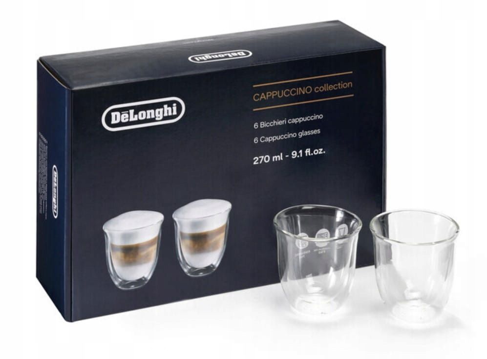  Delonghi thermal gläser in espresso 6 szt.90ml