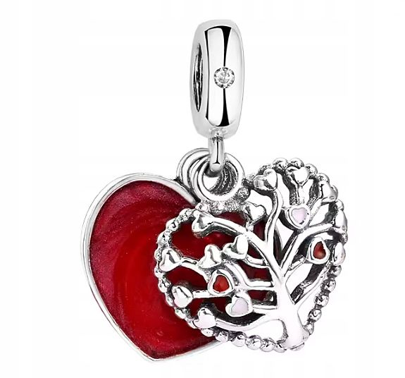  Charms engelsflügel anhänger pflege herz silber 925