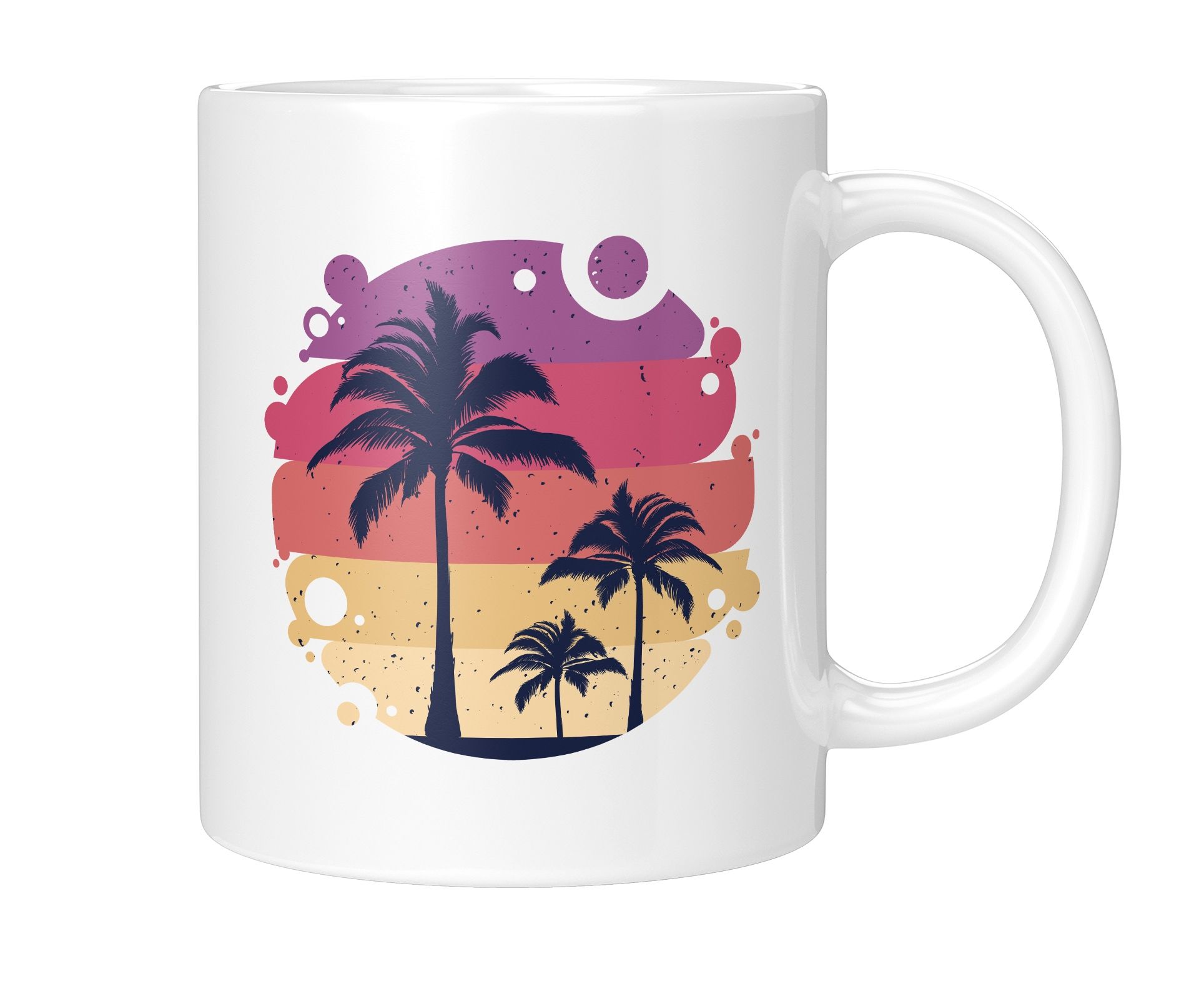  Keramikbecher 330 ml sommer sanduhr