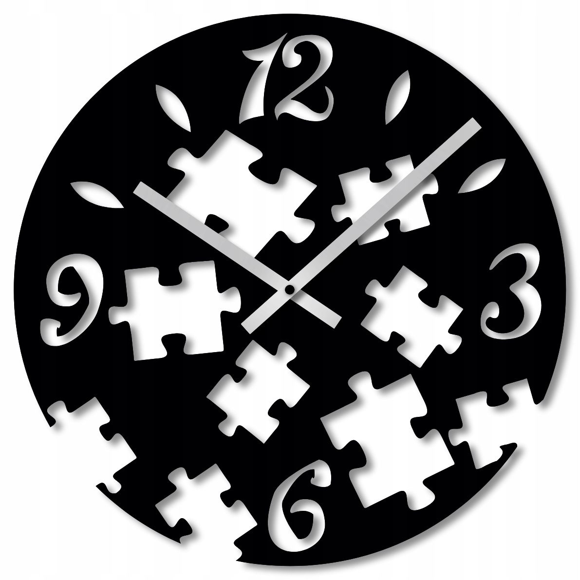  Wall clock 60 cm clock on the wall big clock openwork classic big numbers