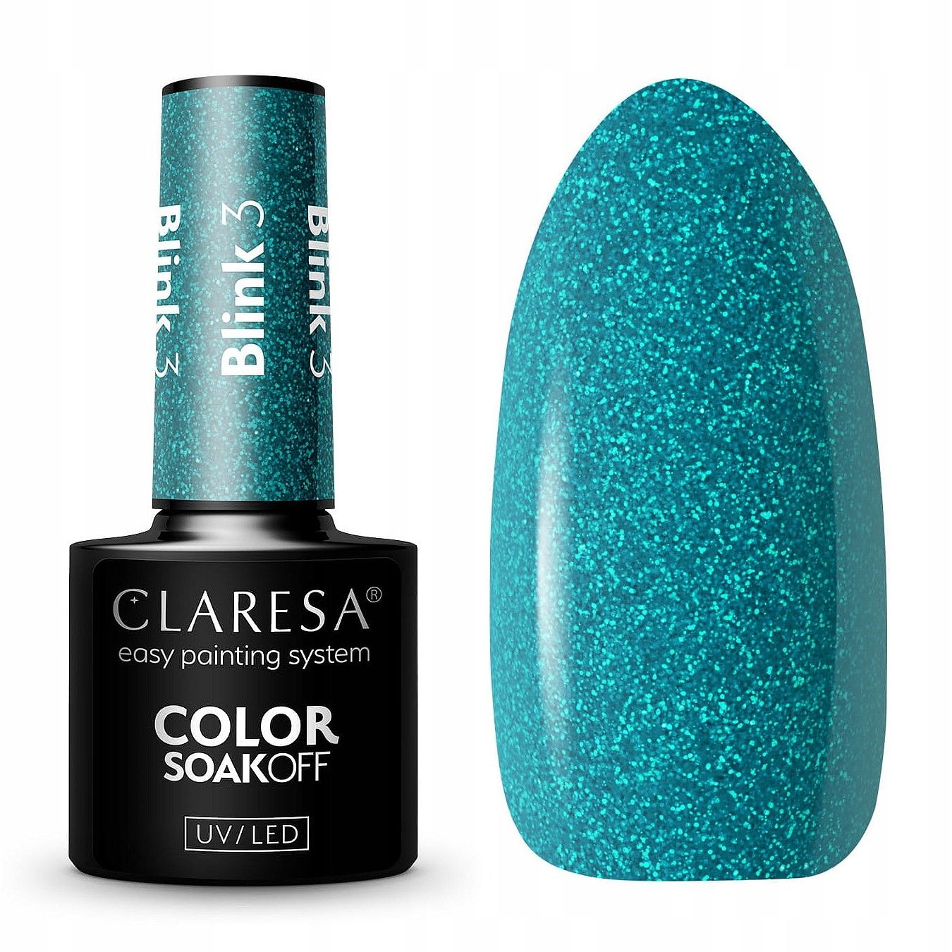  Claresa hübriid küünelakk burgundia glitter pink 554