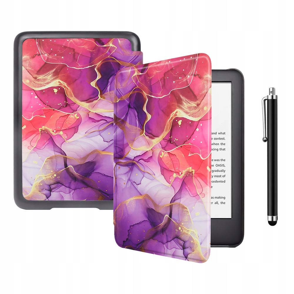  Smart dėklas cover grafika į kindle 11 6" 2022 / 2024 + tušinukas