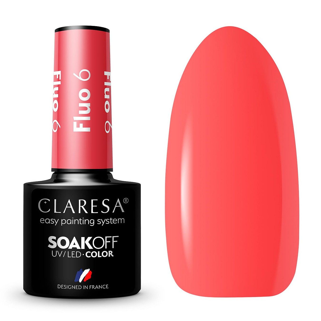  Claresa hübriid küünelakk burgundia glitter pink 554