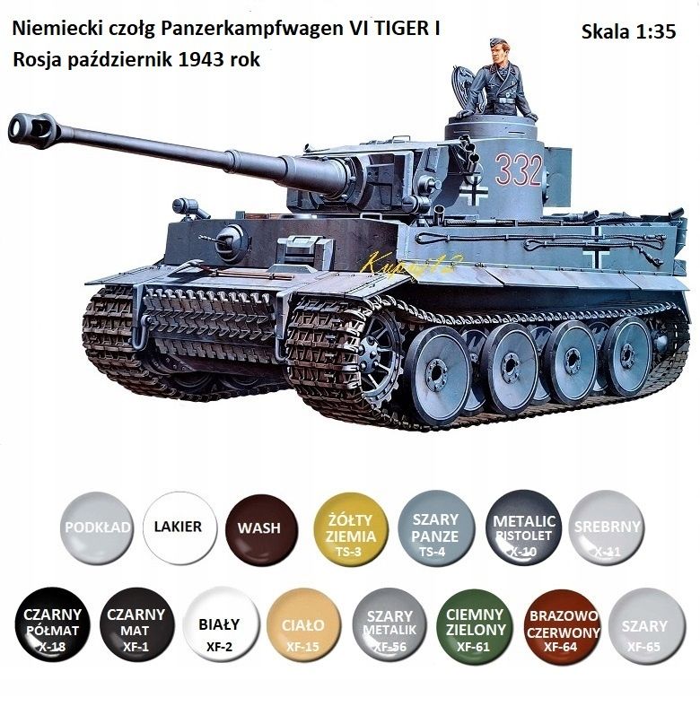  Modell panzer panther panzer panther a + acrylfarben für modelle +....