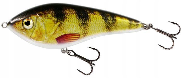  Vobleris westin swim jerk 10cm 34g - skęstantis - 3d rocky red