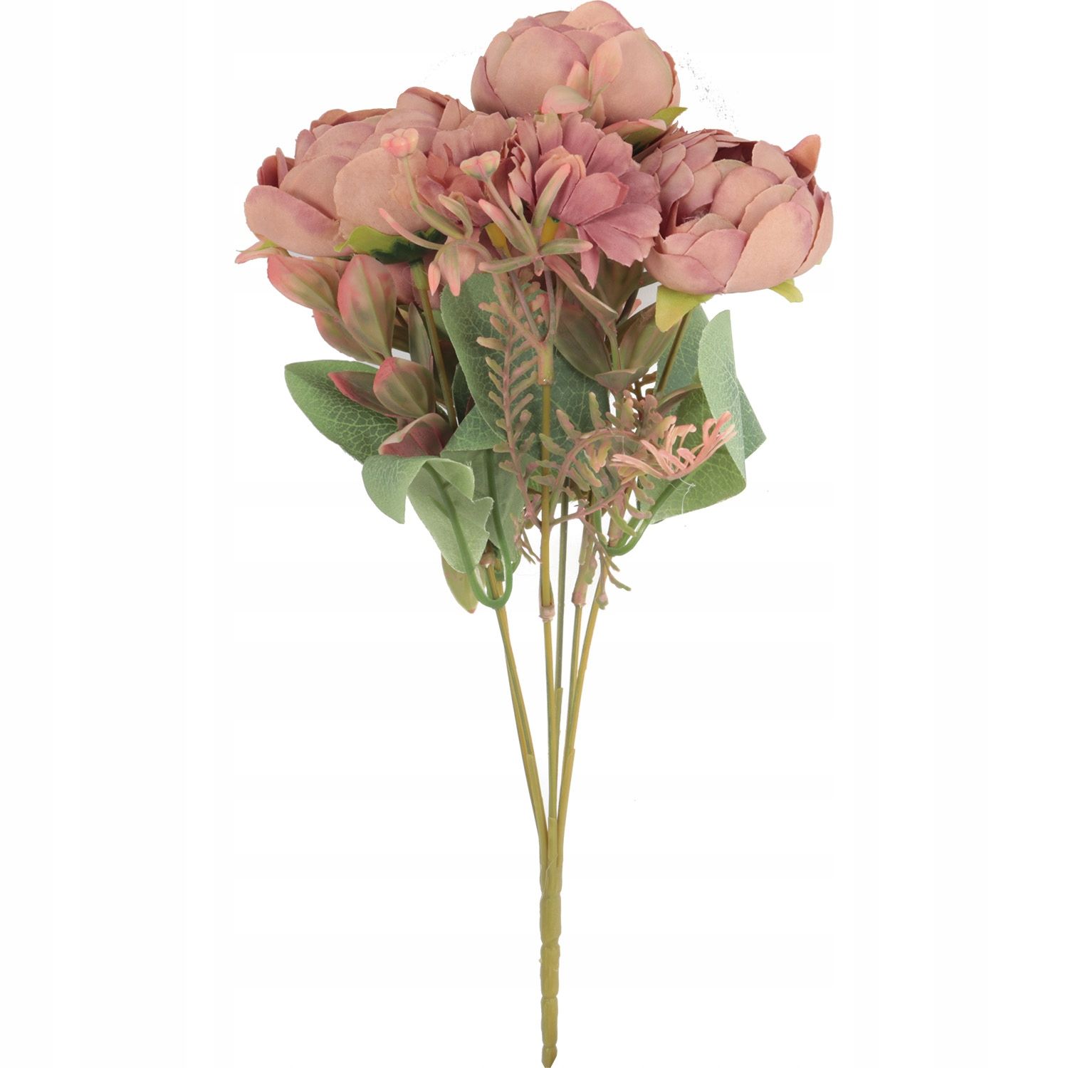  Kytice 9 veľkosť 48 cm ružový umelé kvety roze ako nažive do vázy