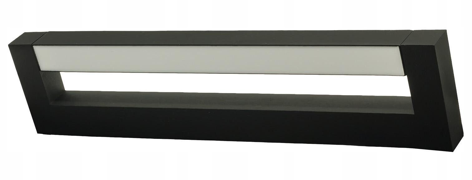  Sieninis šviestuvas led vonios kambario lempa virš veidrodžio judanti 12w 60cm juodas