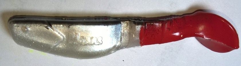  Manns predator 3,5cm geltonas su juodu grzbietem