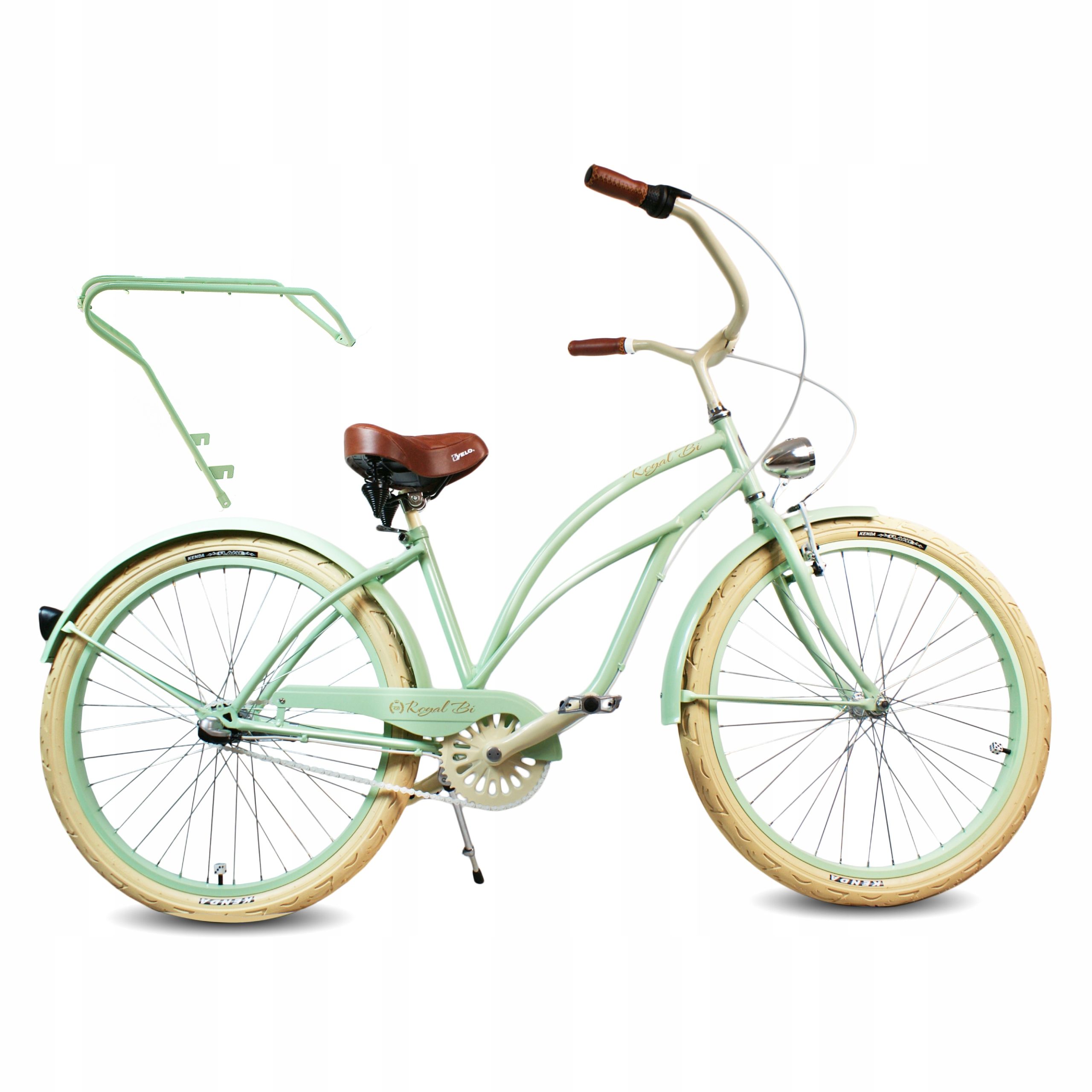  Kolo pro vyjížďky podél pobřeží ženský 26" dáma červený rosie royalbi retro kufr