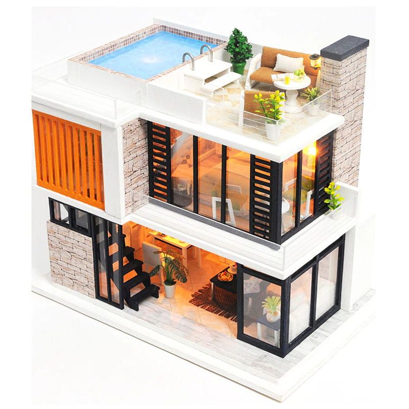  Miniatiūrinis cottage lofto stiliaus ant manhattanie butas miestas lifestyle city