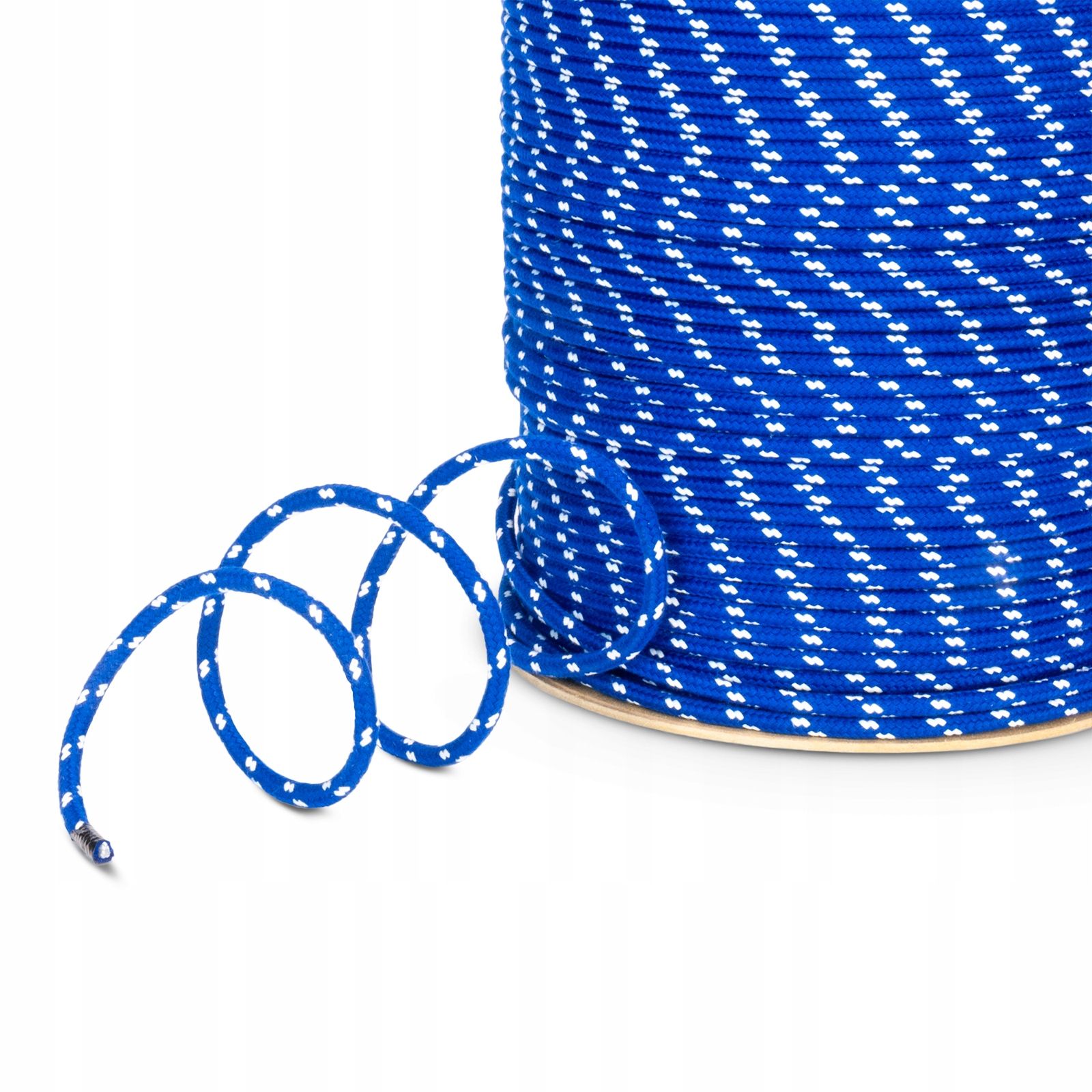 Polyester-segelseil elana segeln 10mm blau w weiß flecken 40m