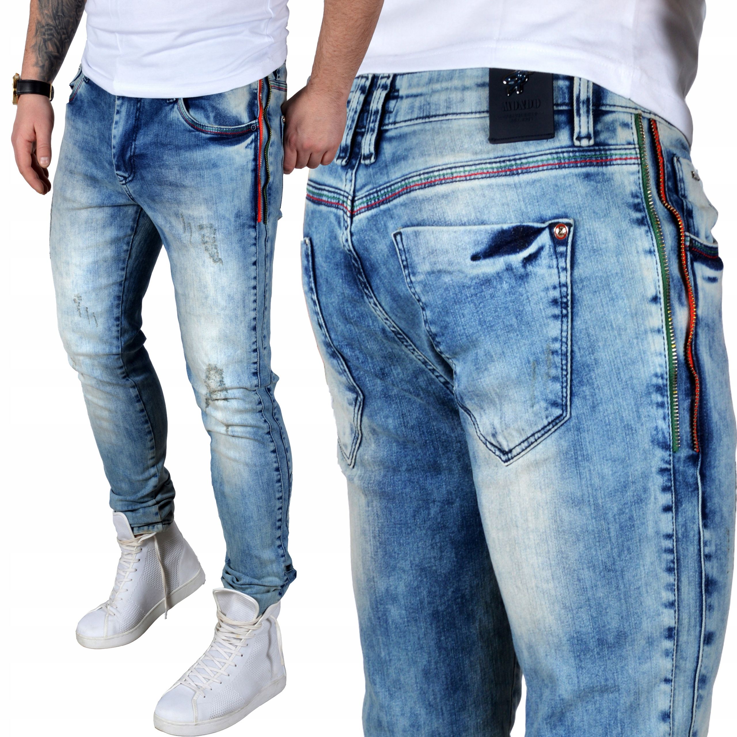  Džinsai džinsai mondo denim light blue
