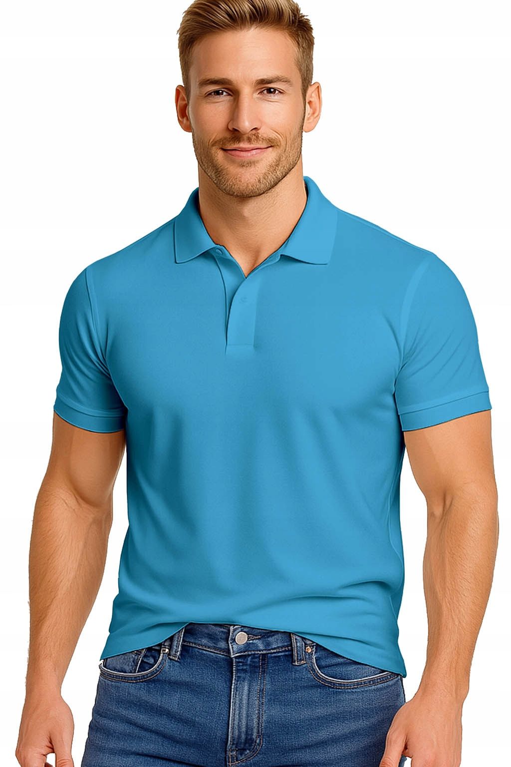  Men&#39;s polo shirts t-shirt elegant reinforcement cotton with collar m