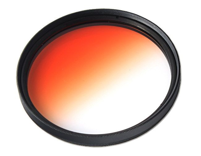  Gradientinis filtras raudonas 62 62mm