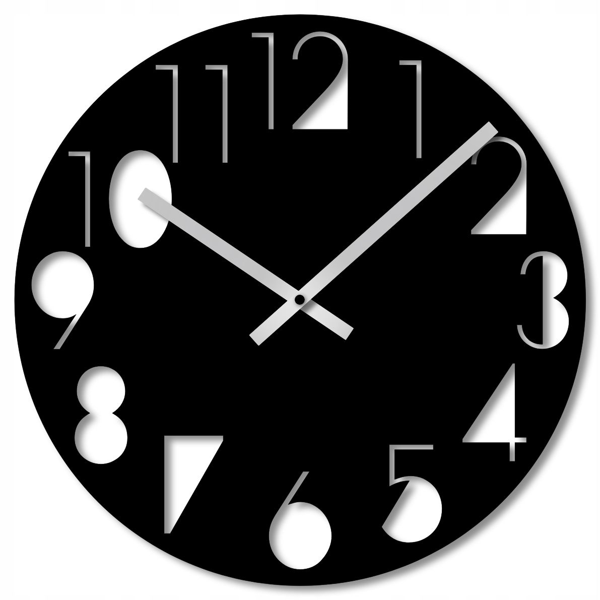 Wall clock 60 cm clock on the wall big clock openwork classic big numbers
