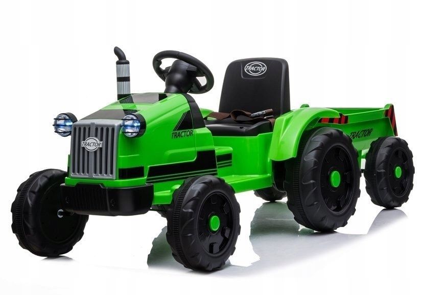  Bateriový traktor pro dítě s přívěsem elektrické vozidlo led radio