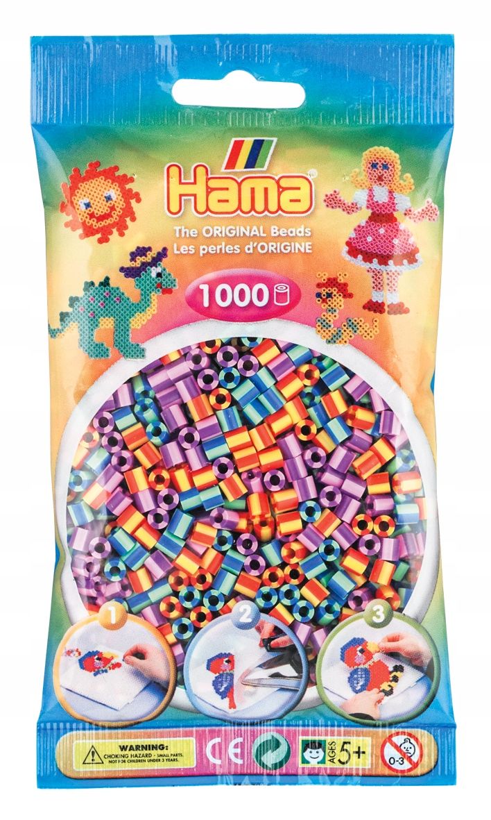  Hama 207-103 - svetlo žltý - 1000 korálky midi - krk
