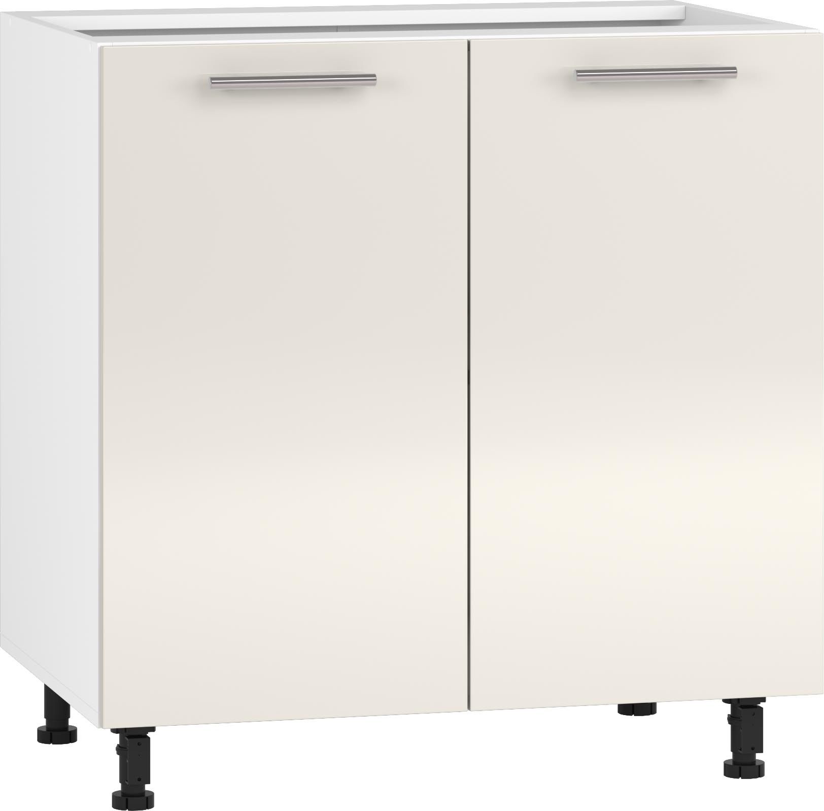 Unterschrank armatur für küche modular unter der spüle beige glosse vento dk-80/82