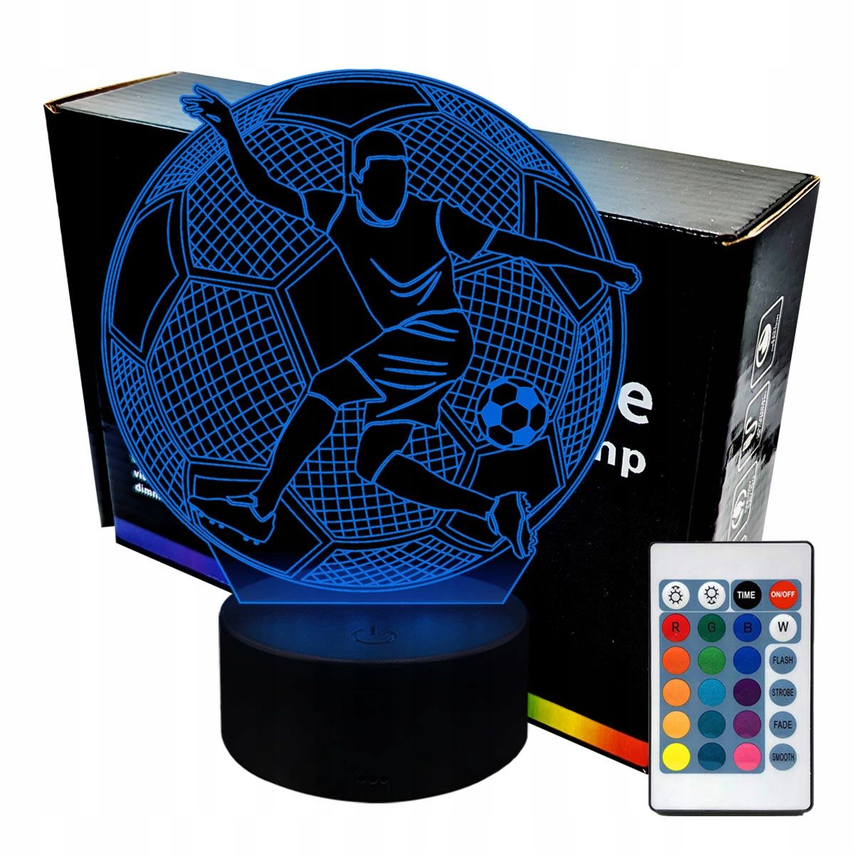  Noční světlo fotbal liverpool fc 3d lampy led