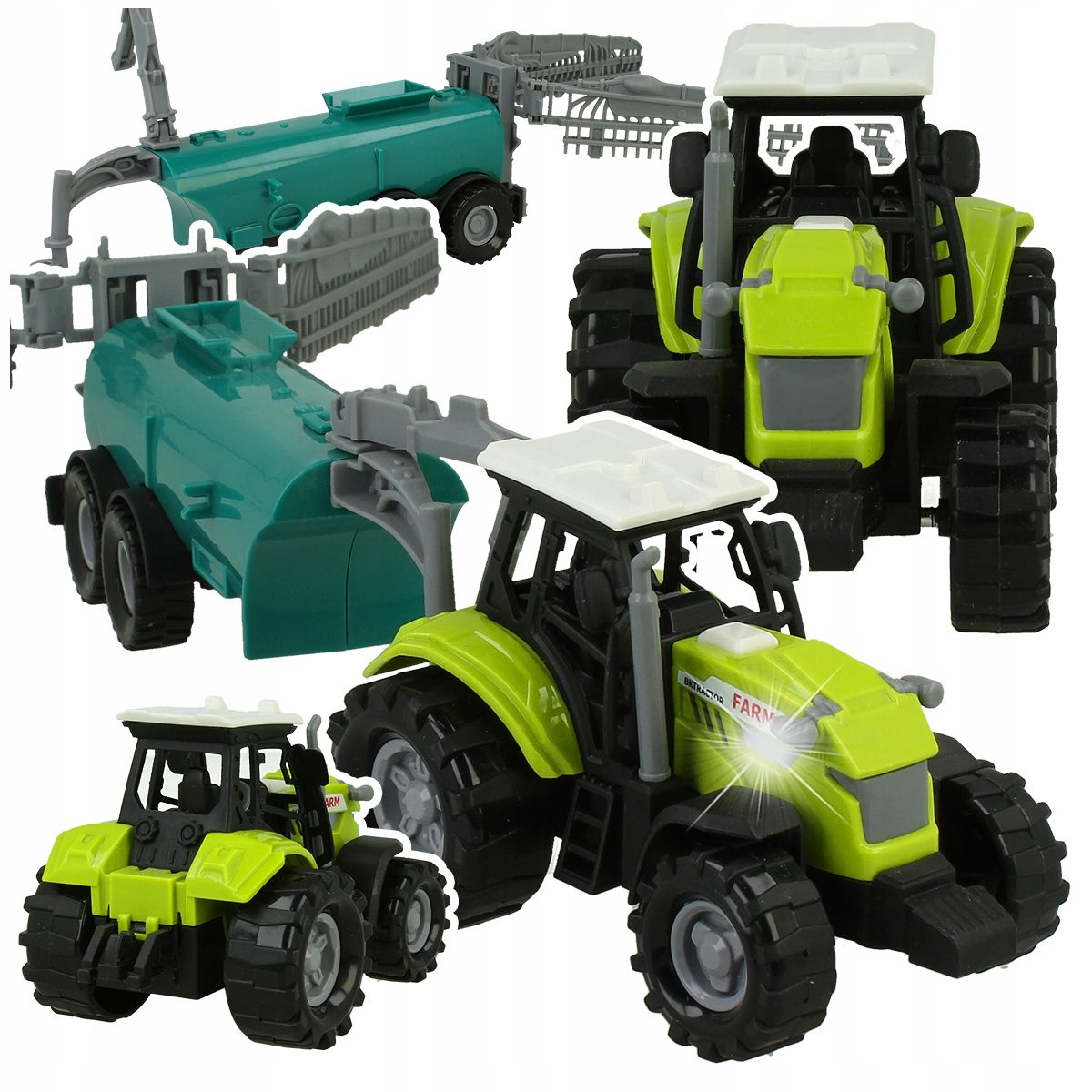  Traktor s otáčením ciagnik zemědělský stroj pohyblivé části obří pneumatiky