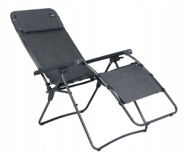  Turistické křeslo s opěradlem brunner nový odstíny šedé