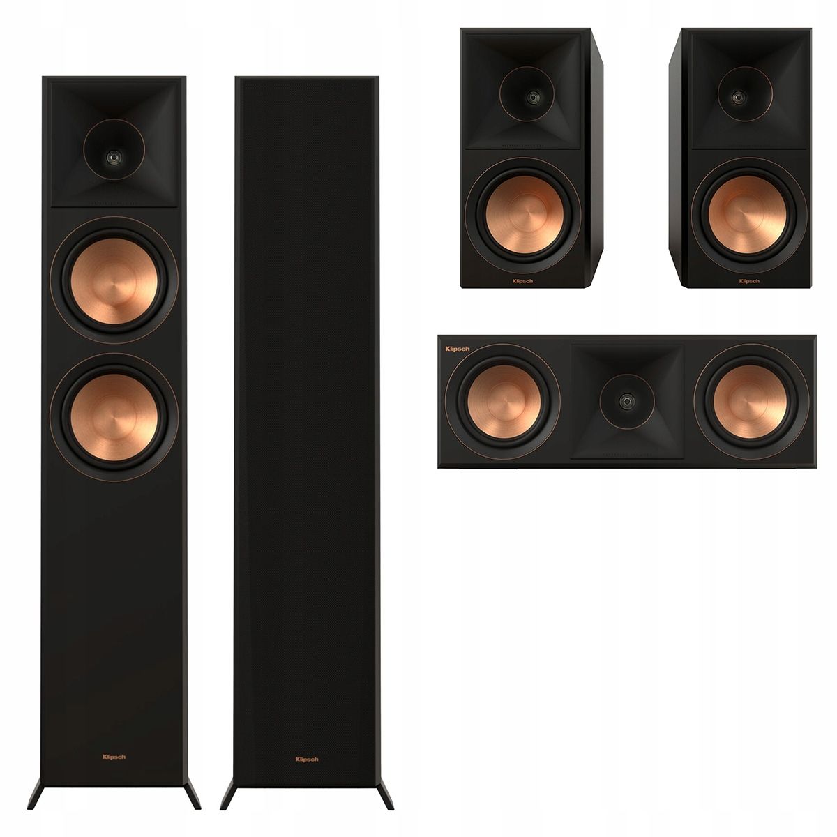  Klipsch rp-8000f ii + cs-18c + rp-504c + 500sa + rp-1200sw množina kiná 7.1