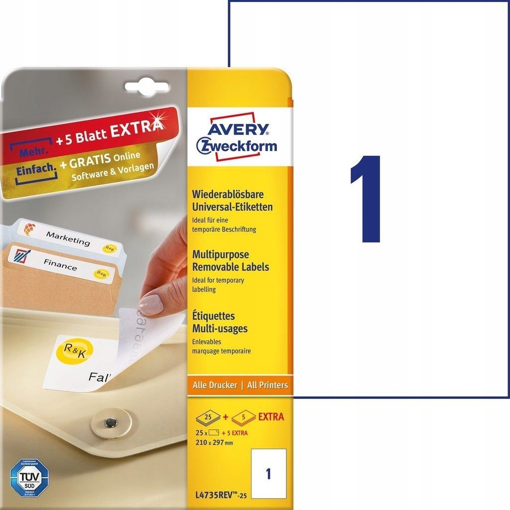  Etiķetes avery 3005riteņi punkti 18mm zils