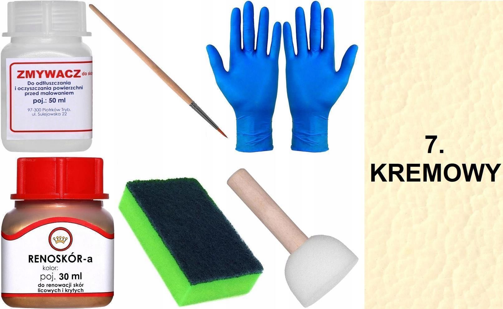  Krējuma garša 5 renoskor kopa renovācijai graudaina āda krāsu tīrāks mix