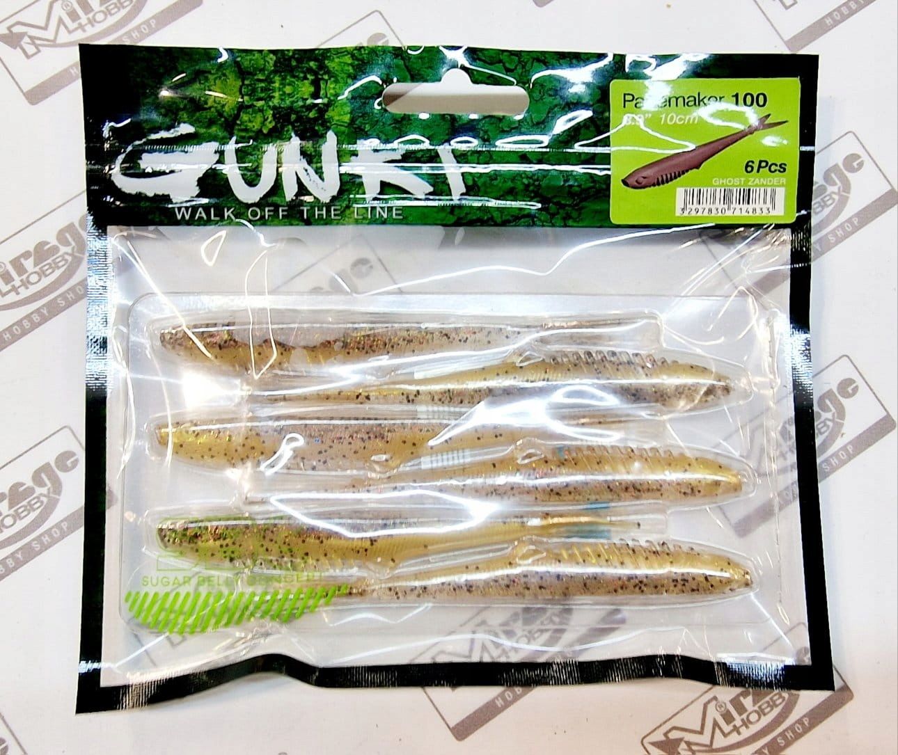  Norīt gunki kiddy 4"(10cm) - salt & pepper (op. 5 gab.) [52683]
