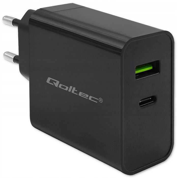  Schnelles netzwerkladegerät für smartphone 18w 5-12v 1.5-3a usb-c pd usb qc3.0q
