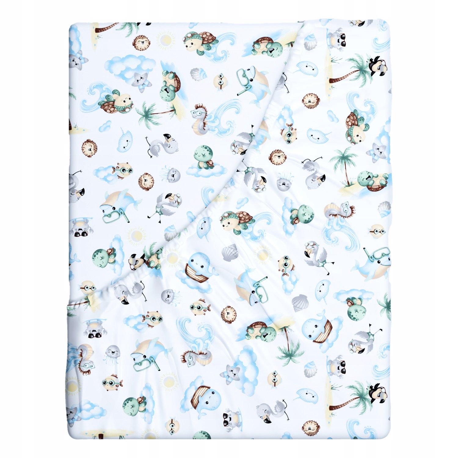  Cotton sheet with an eraser with patterns 120x60 fabric holidays 228sbi