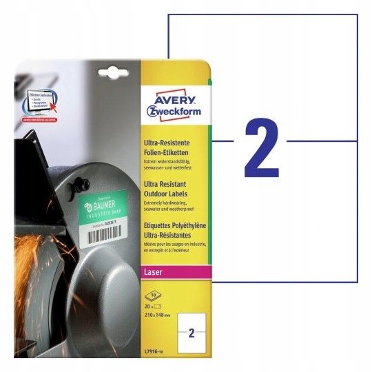  Avery etiketės nominali sidabras 25,4x10mm 6008