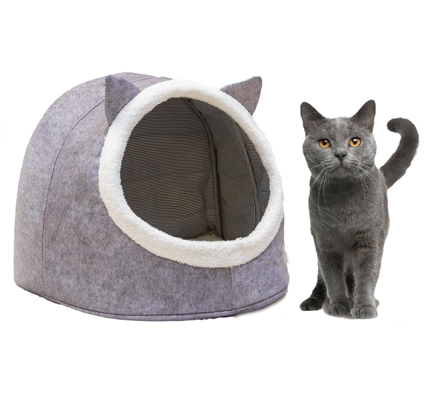  Häuschen für die katze verkaufsstand plüschkissen für den winter xl 44 50 34cm