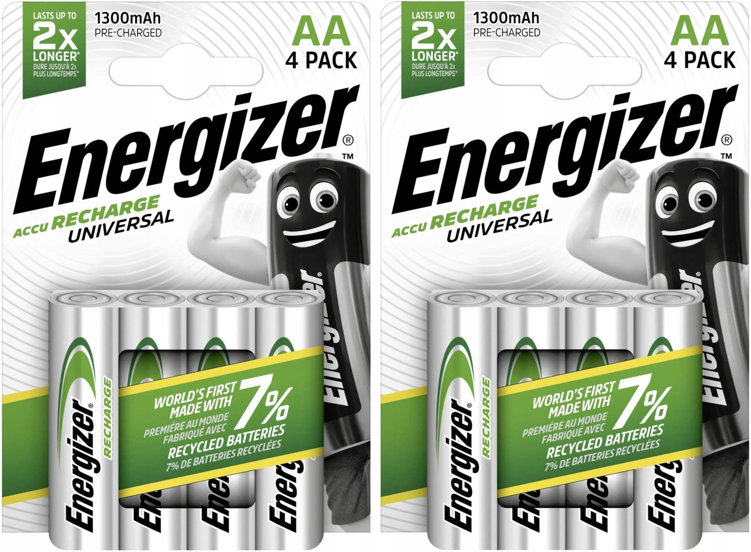  6x baterijas/elementi energizer universal aa r6 hr6 nh15 1,2v 1300mah