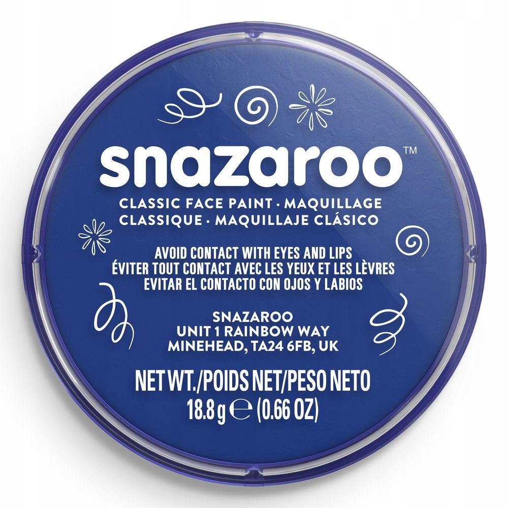  Soubor 8barvy x 18ml malovat pro malování na obličej malovat 1172039 malovat snazaroo