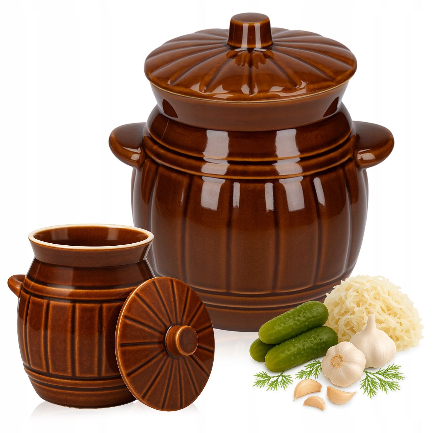  Stone barrel pot stone mass on cucumbers lard for tanning tongs 3,5