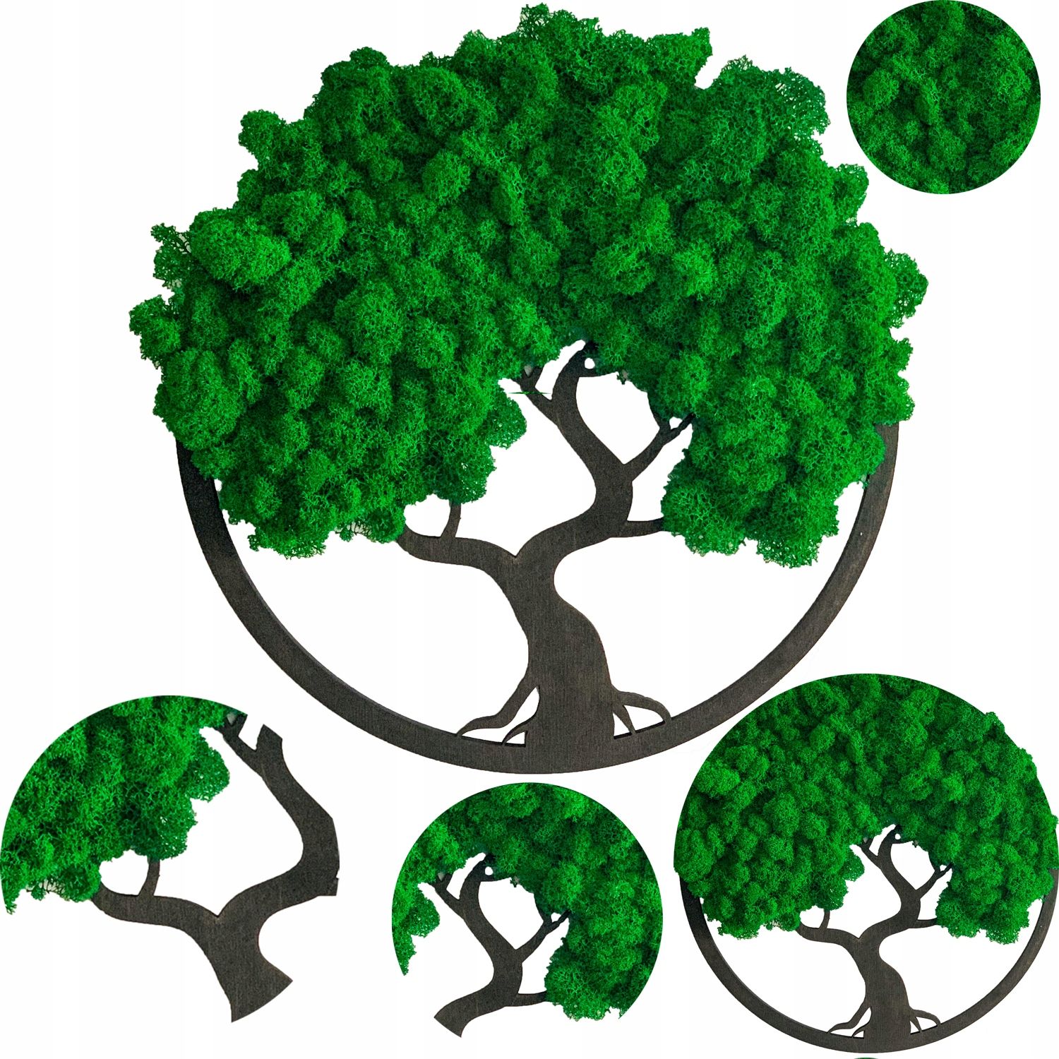  Malování s mech mech chrobotek strom štětina bonsai nástěnná dekorace 20