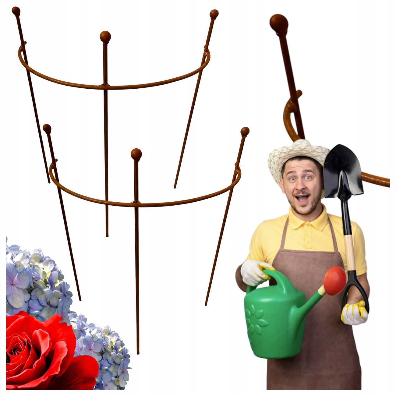  Podpora rostlin popínavé rostliny žebřík květiny hortenzie velikost podporuje 150 cm