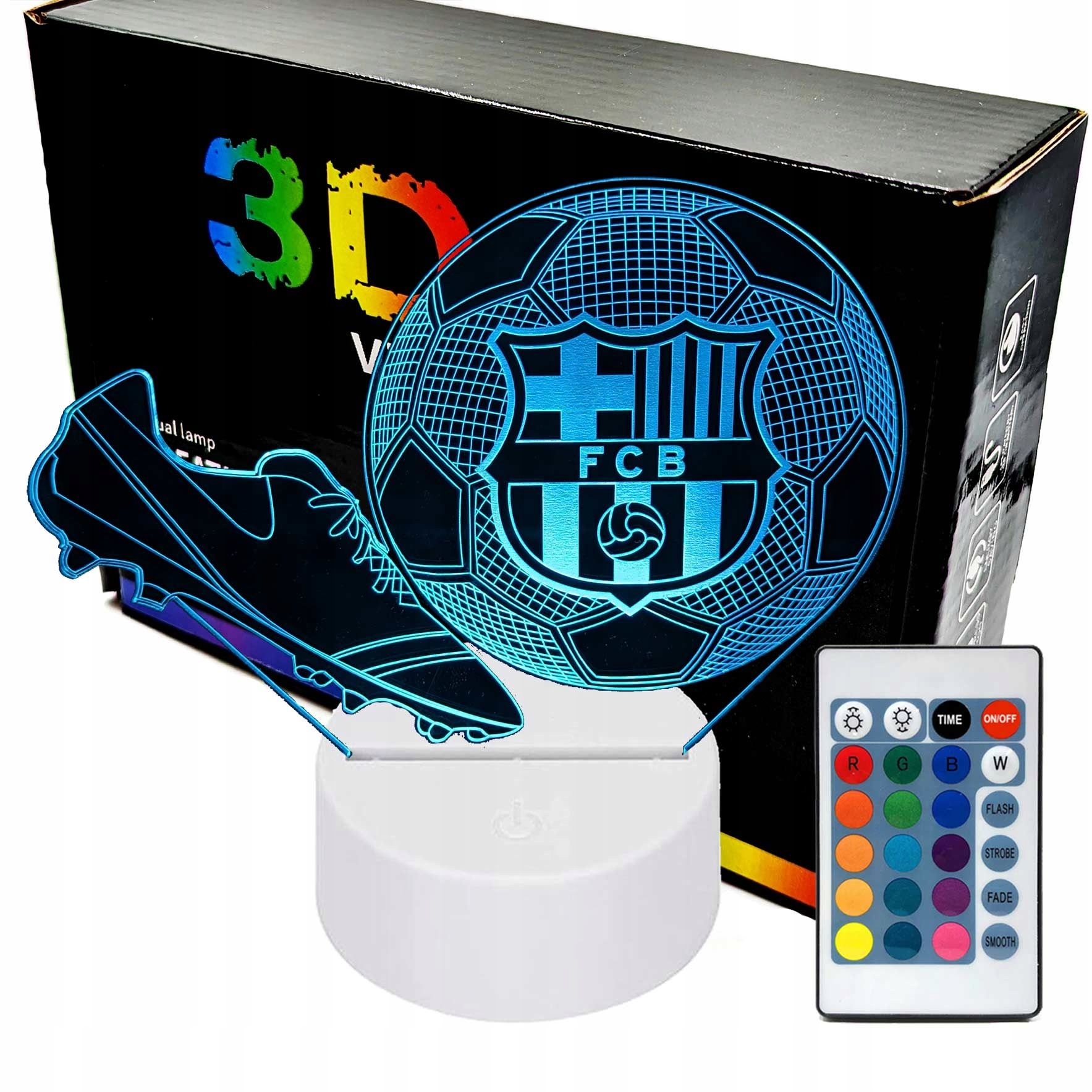  Noční světlo fotbal liverpool fc 3d lampy led